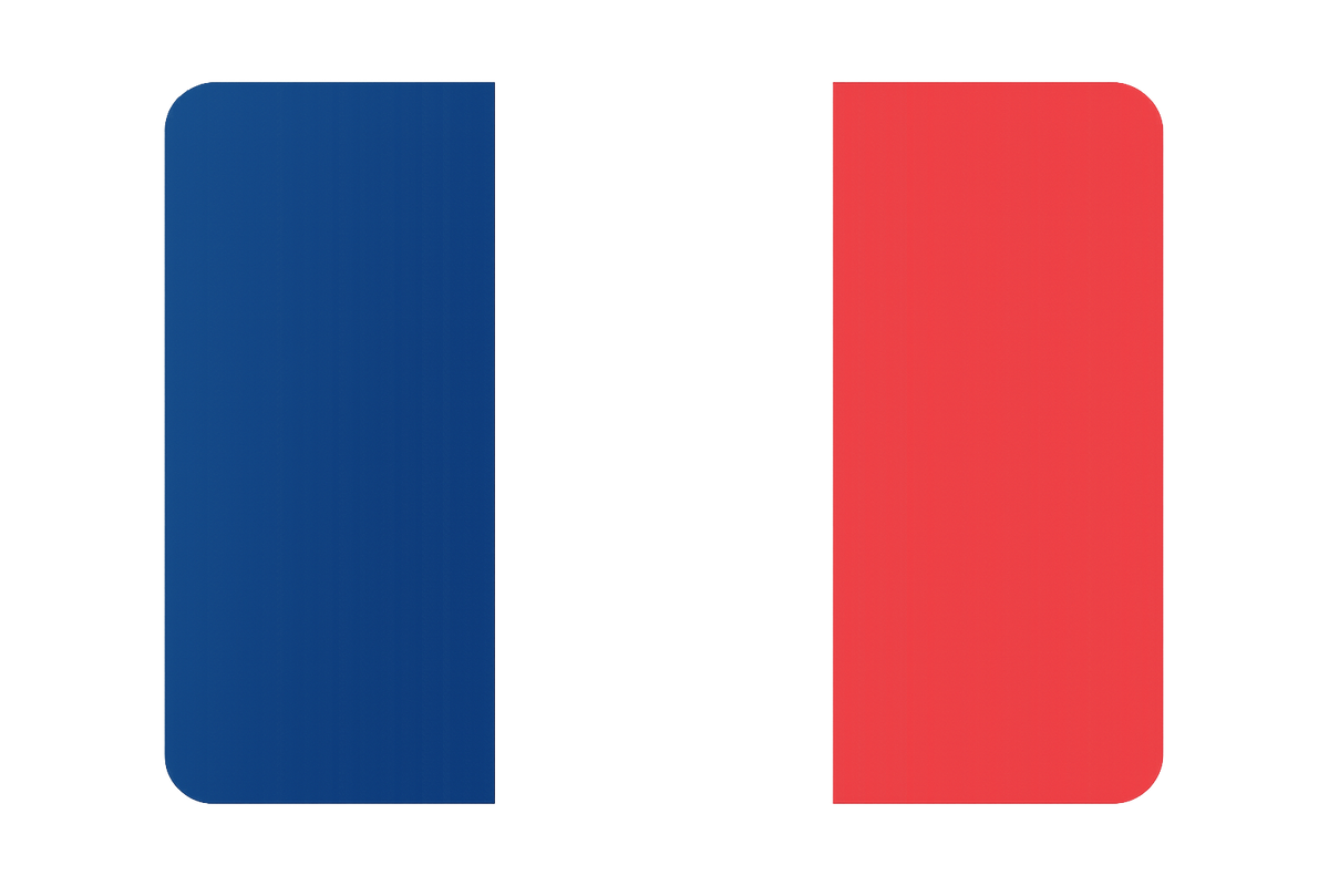 icône drapeau français sans contour